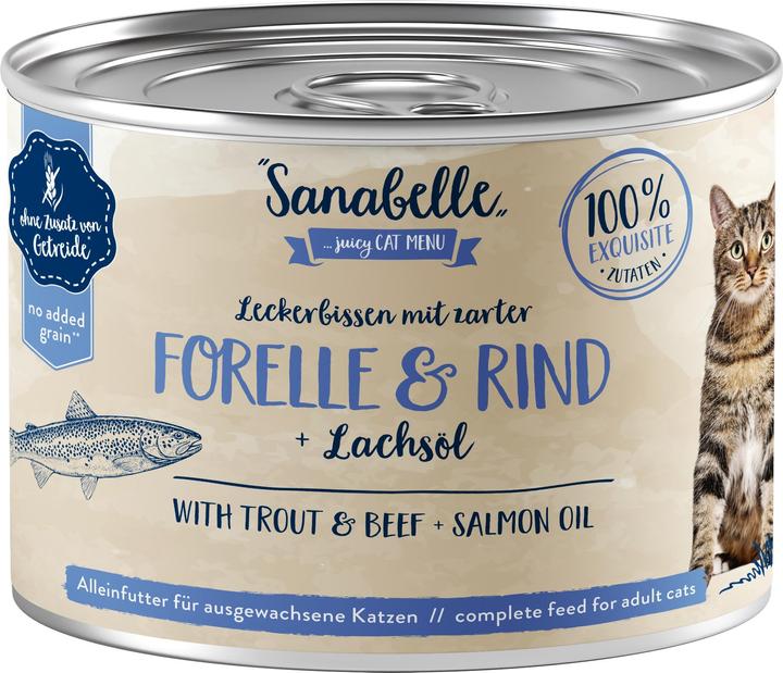 Produktbild Sanabelle Katzen-Nassfutter (Adult, 195 g)