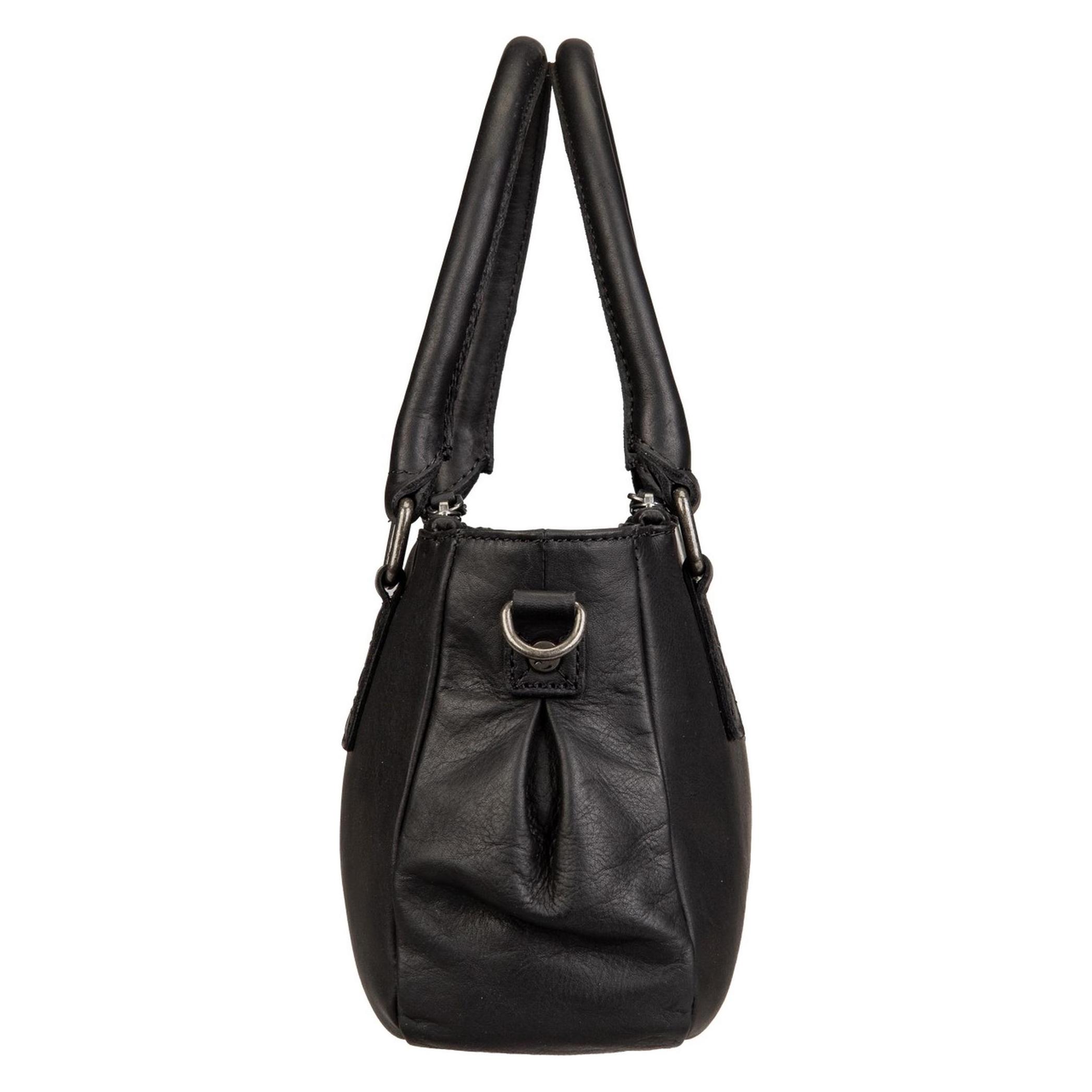 The Chesterfield Brand, Damen, Handtasche, Fenja Schultertasche Leder 29 Cm, Schwarz