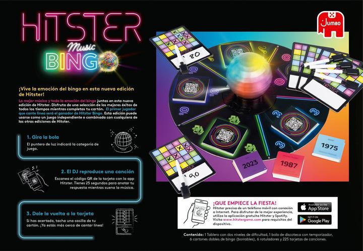 Productafbeelding Jumbo Hitster Bingo - Muziek Bingo variant