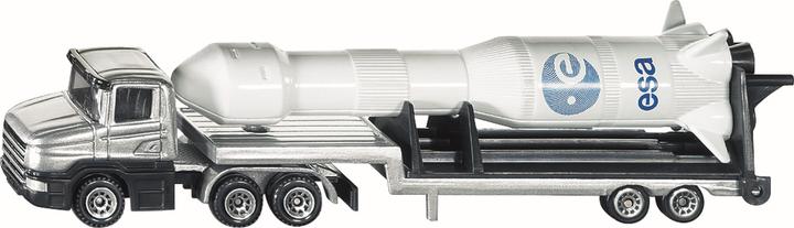 Actual product image Siku Low loader with rocket