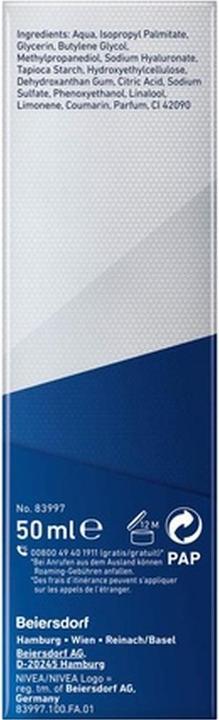 Actual product image NIVEA MEN Anti-Age Hyaluron Hydro Gesichtsgel (50 ml, Face gel)