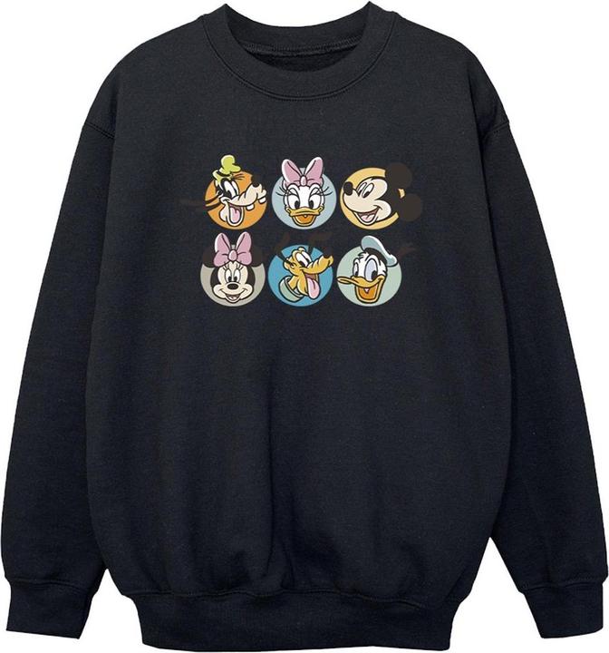 Actual product image Disney Boys Mickey Mouse And Friends Faces Sweatshirt (128)