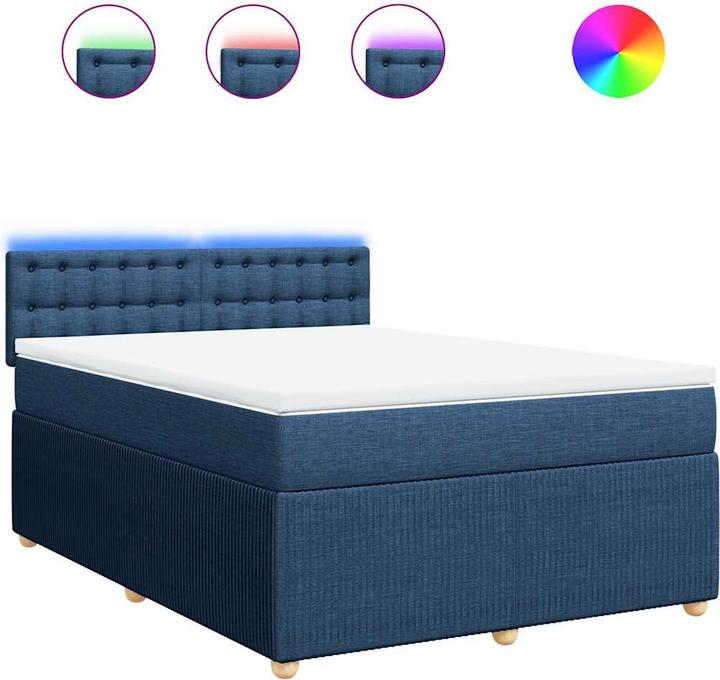 Actual product image vidaXL Boxspringbett (140 x 200 cm)