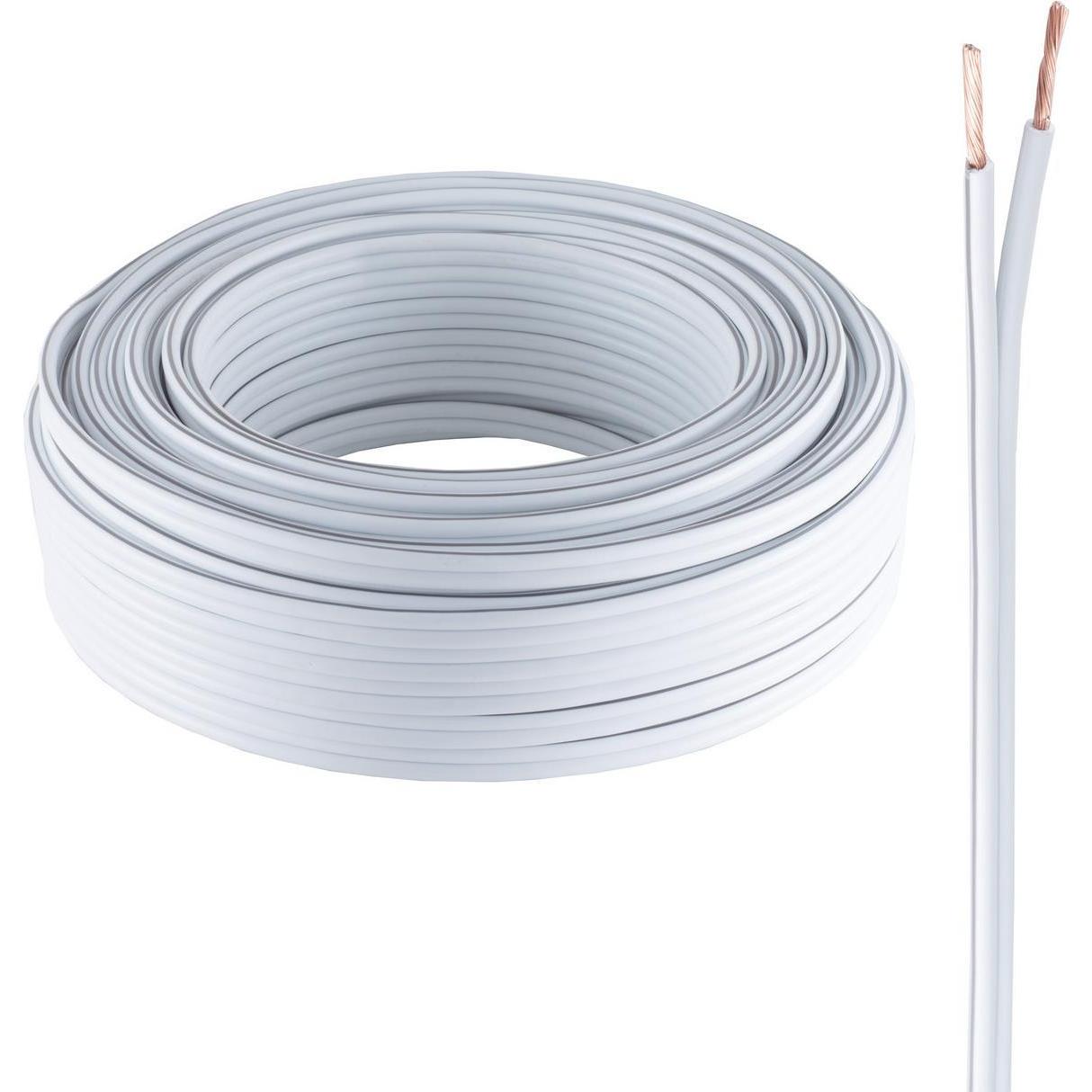 Shiverpeaks SHVP BS06-24506 - Lautsprecherkabel 4 mm² CCA ws 50 m (50 m), Audio Kabel