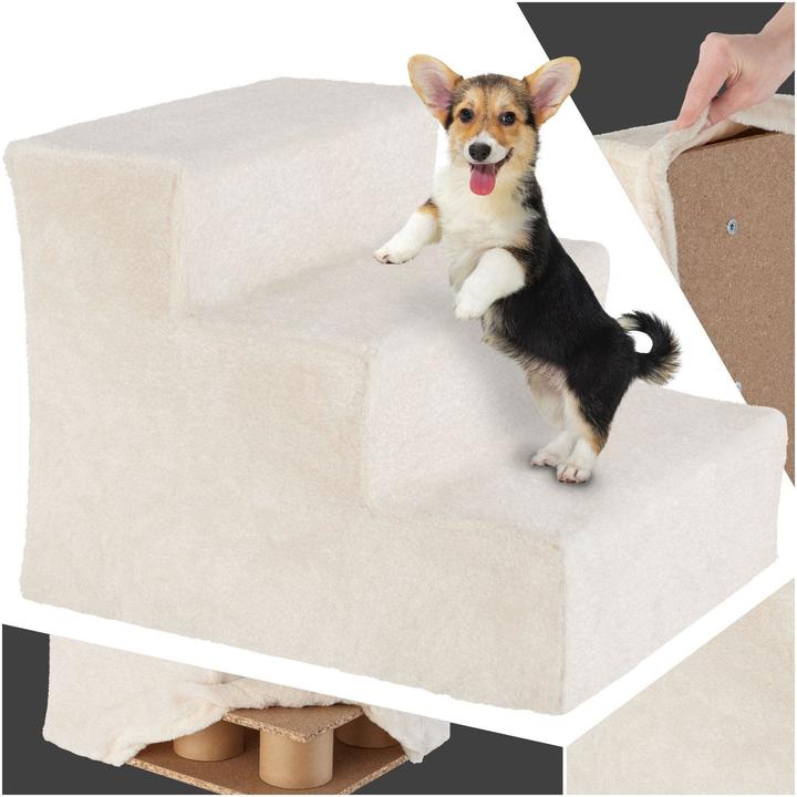 Produktbild tectake Haustiertreppe (Hund, Katze, Waschbar)