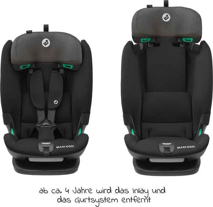 Immagine prodotto Maxi-Cosi Titan Plus i-Size Autentico Nero (Seggiolino per bambini, ECE R129/i-Size Standard)