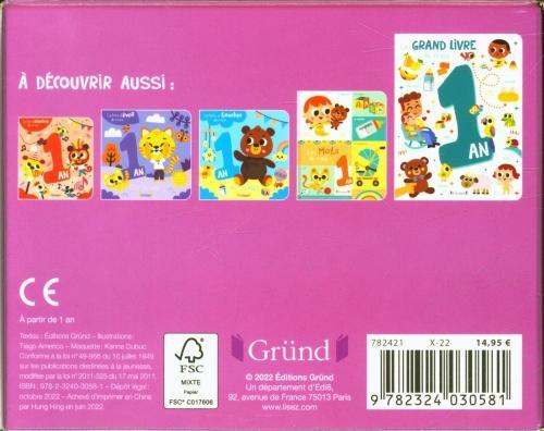 Image du produit Gründ éditions La petite bibliothèque de mes 1 an (Français, Americo Tiago, 2022)