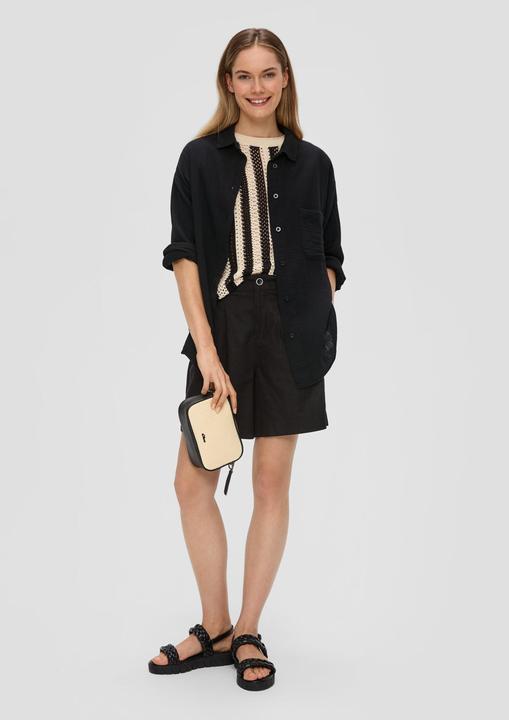 Produktbild s.Oliver Bluse Musselinbluse im Oversized Fit (L)