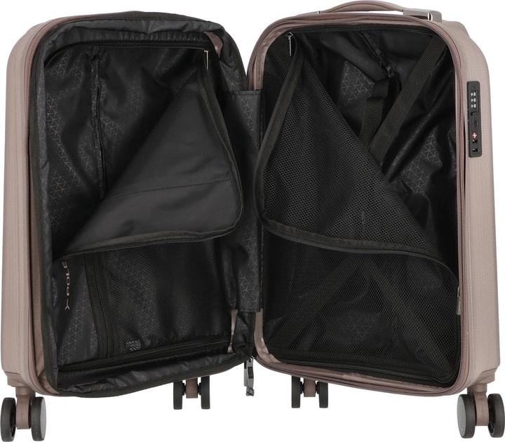 Actual product image Polestream Moonrock 4 Rollen Kabinentrolley 55 cm mit Dehnfalte (34 l)