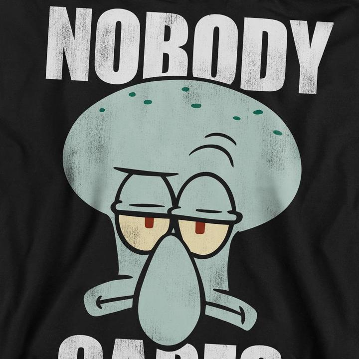 Immagine prodotto Spongebob Squarepants Nobody Cares Meme Felpa Adulto Unisex (M)