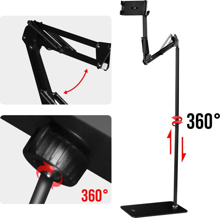 Produktbild xO Halter Ständer C137 schwarz