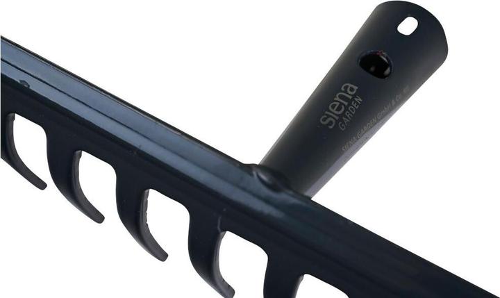 Actual product image Siena Garden Garden rake 12 tines 31 cm without handle anthracite