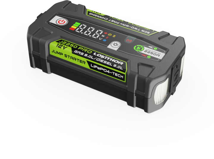 Image du produit Lokithor J2250 Pro 12V LIFEPO4 Jump Starter 2250 Amps (2250 A)