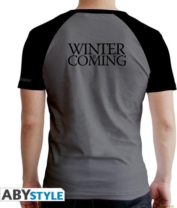 Produktbild ABYstyle GAME OF THRONES - Tshirt Stark man SS grey black - premium (M)
