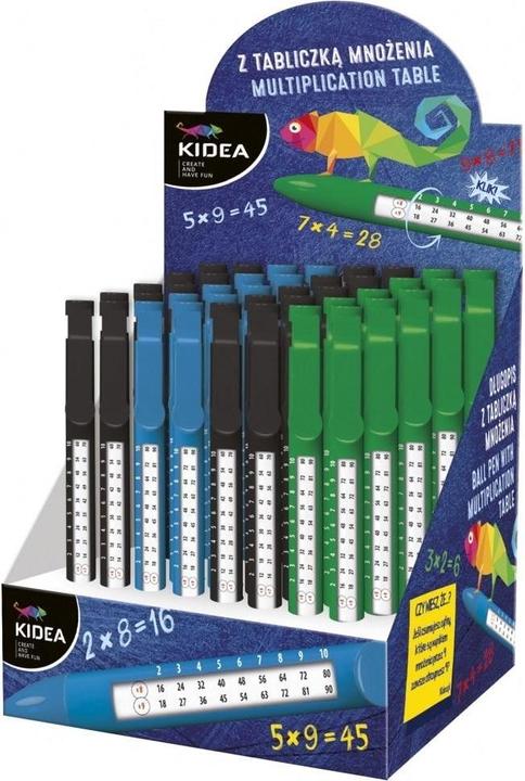 Image du produit Kidea Stylo à bille avec table de multiplication D p40 Mix Prix pour 1 pièce (40x)