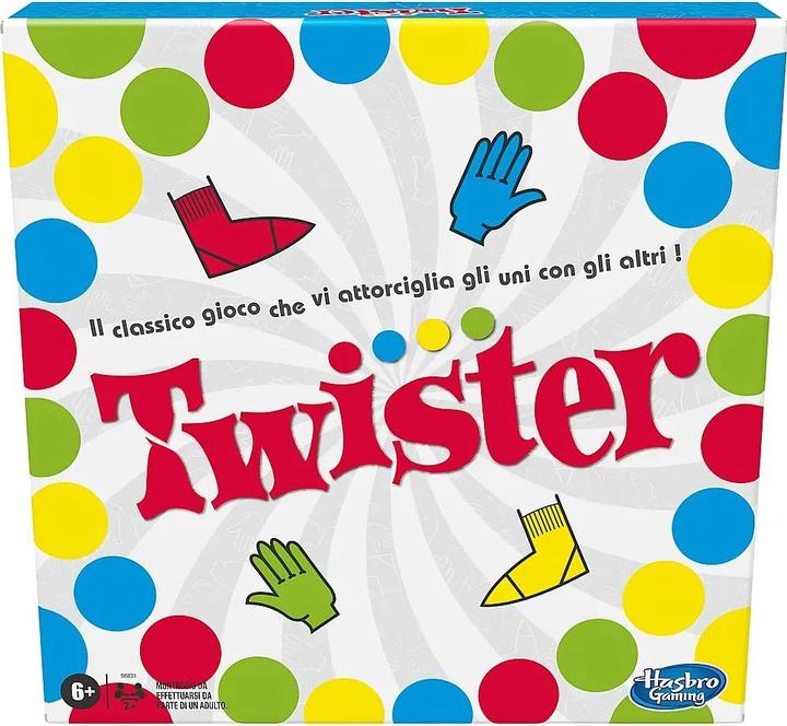 Actual product image Hasbro Gaming Twister (Italian, 2 Players)