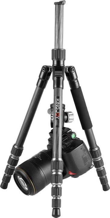 Actual product image Kingjoy G22C+G00 Carbon Tripod (Carbon)