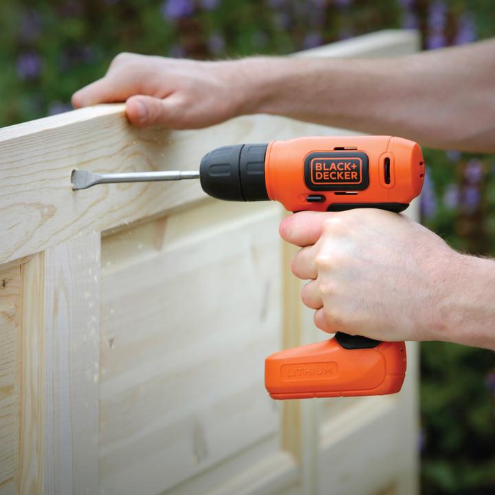Immagine prodotto Black & Decker Trapano avvitatore a batteria BDCD8K, 7.2V (Trapano elettrico)