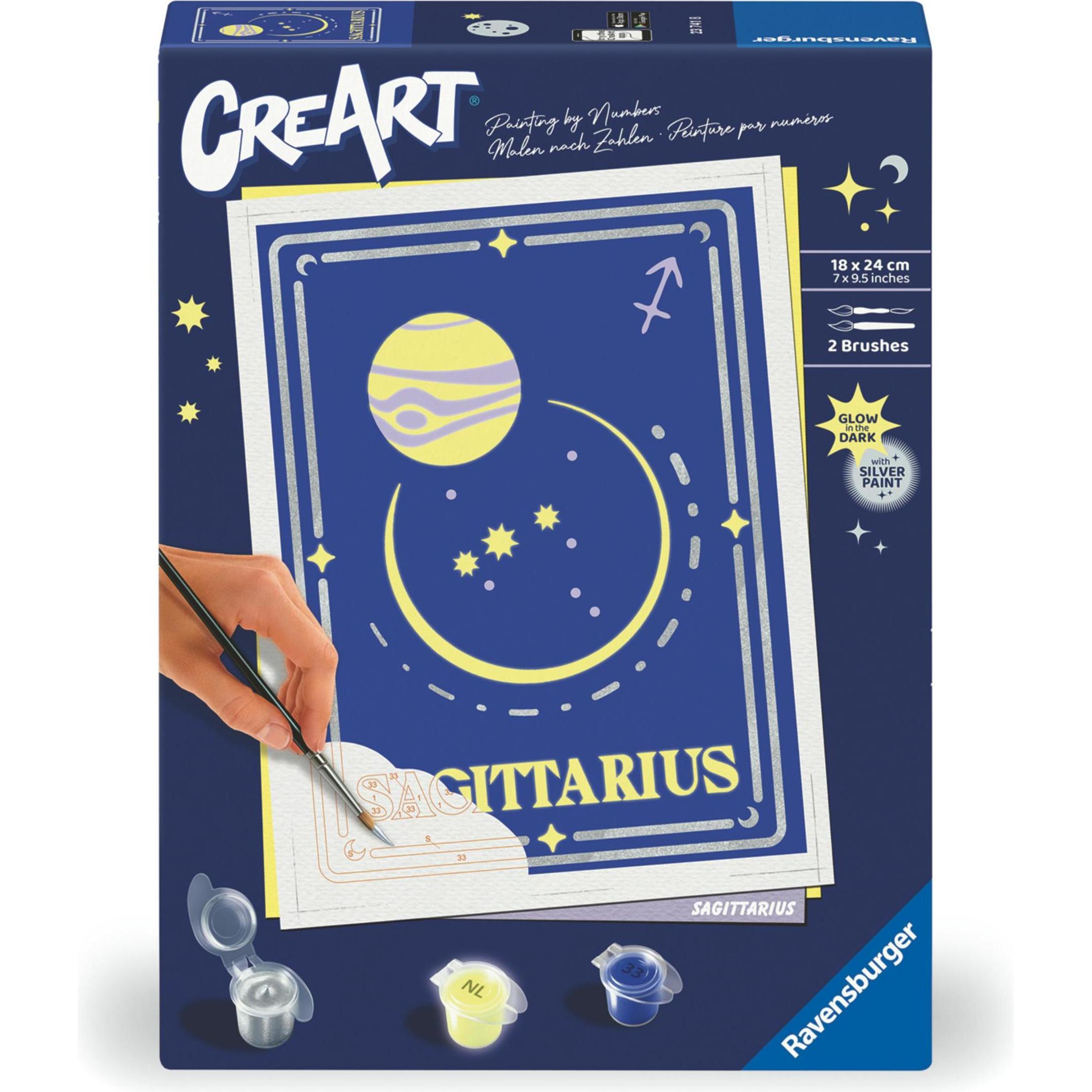 Ravensburger CreArt - Malen nach Zahlen 23741 - Sagittarius - ab 14 Jahren