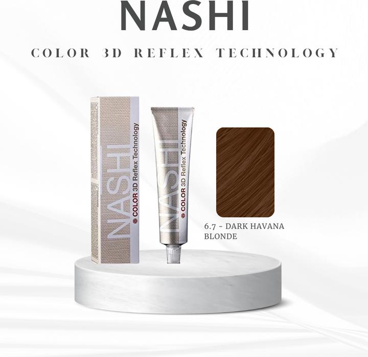 Produktbild Nashi Color 3D Reflex Technology Haarfarbe (Dunkles Havannablond)