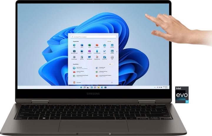 Actual product image Samsung Galaxy Book3 360 (13.30", 256 GB, 8 GB, DE, Intel Core i5-1340P)