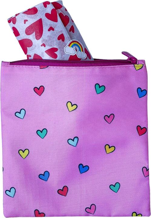 Yumbox réutilisables - sacs à sandwichs - set de 2 - chien & coeurs