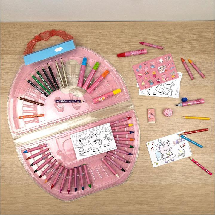 Actual product image Undercover Painting Set Suitcase Peppa Pig
