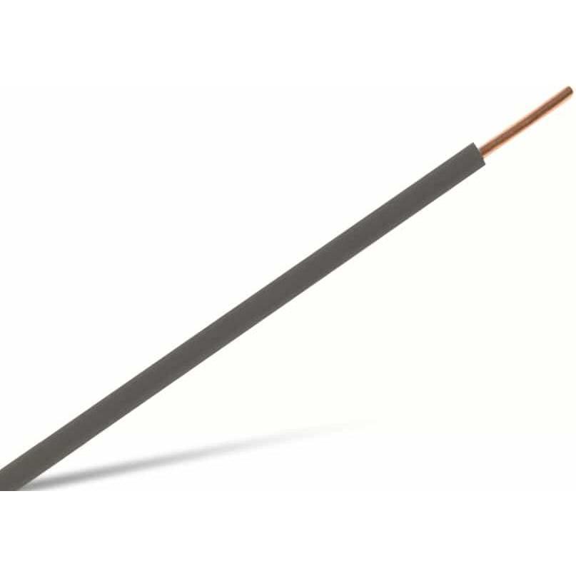 Eneroid, Kabelleitung, Installationsdraht H05V-U, 1 mm², 100 m, grau (100 m)
