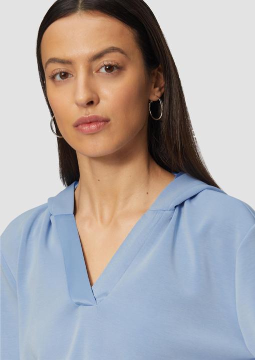 Actual product image S.Oliver Sweatshirt Kapuzenshirt aus Sweat mit Satin-Details (48)