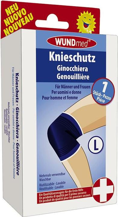 Image du produit Wundmed Elastische Sportbandage blau Kniestütze Grösse L (L)