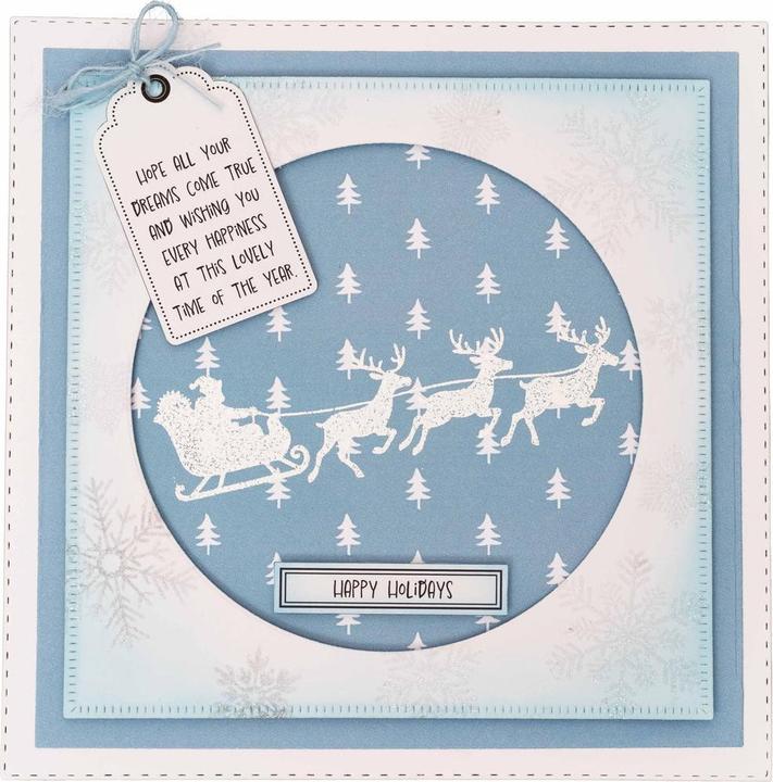 Immagine prodotto art by marlene Clear Stamp "Santa & Reindeer" Essentials