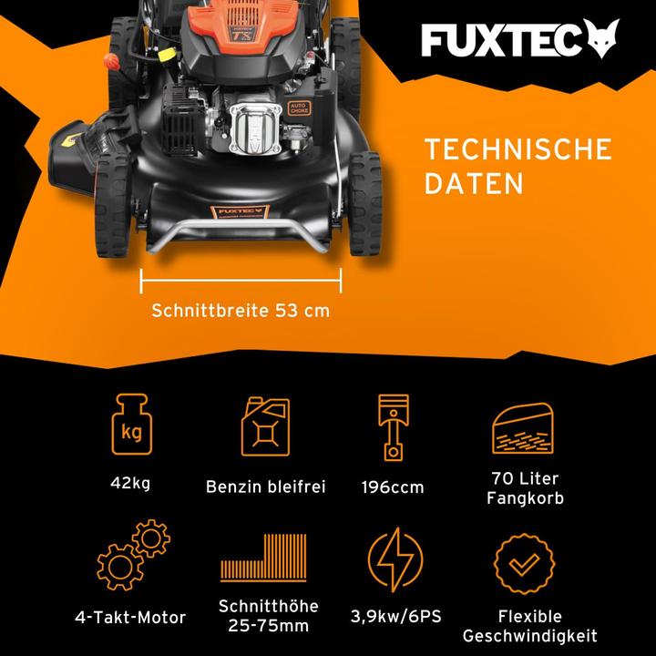 Image du produit Fuxtec La tondeuse à essence FX-RM5396eSPRO (Essence)
