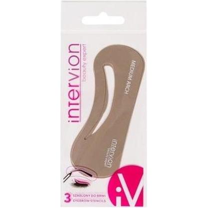 NoName, Matita per sopracciglia, Inter Vion Brow Stencils Marrone 3 Pezzi (Marrone)