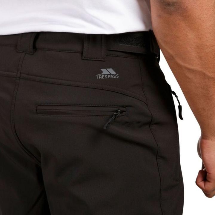 Produktbild Trespass HEMIC - Herren Softshell Hosen (schwarz, XL, BLX) (XL)