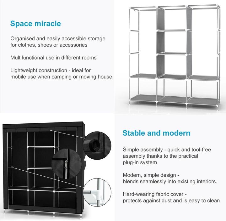 Image du produit Intirilife Raben (130 x 45 x 175 cm)