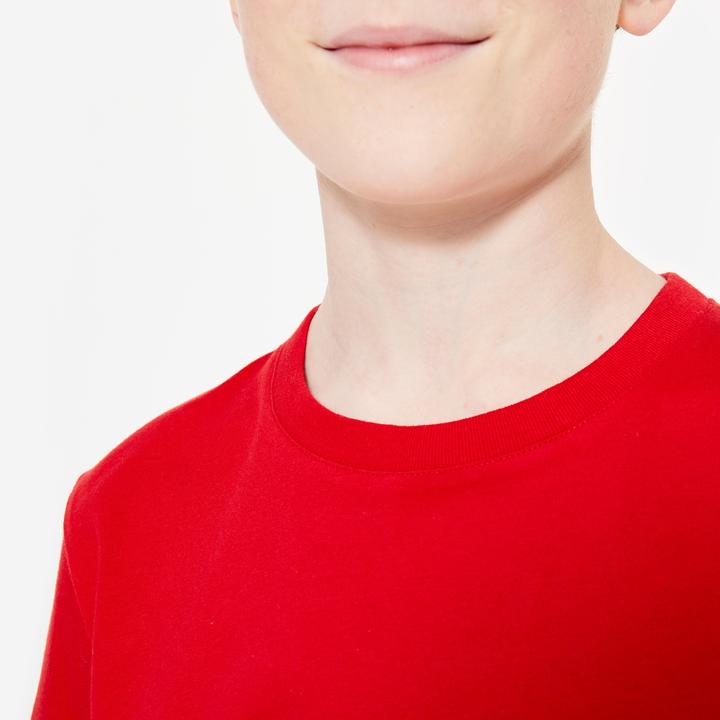 Produktbild Domyos Kurzarmshirt Baumwolle Rundhalsausschnitt (140)