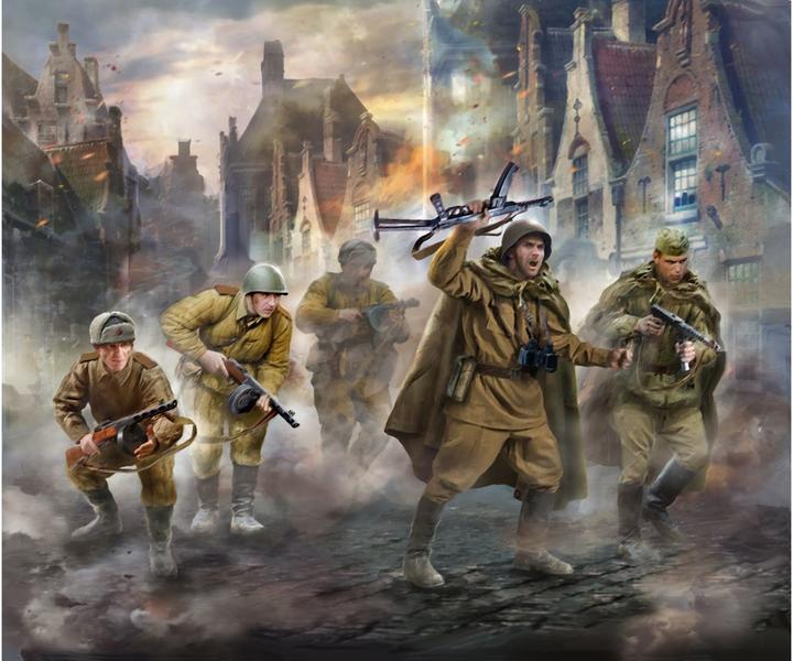 Image du produit 1:72 Escadron de mitrailleuses soviétiques WWII