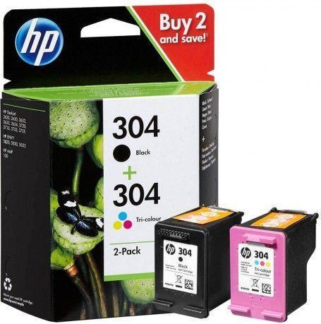 Produktbild HP 304 2-Pack (BK, C, M, Y)