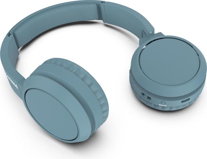 Produktbild Philips BASS+ On-Ear-Funkkopfhörer TAH4205BL (keine Geräuschunterdrückung, 29 h, Kabellos)