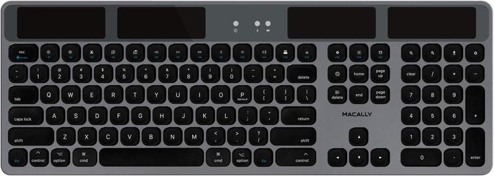 Actual product image Macally Solar Bluetooth Keyboard (US, Wireless)