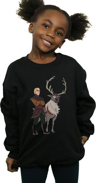Produktbild Disney Frozen 2 Sven And Kristoff Sweatshirt Mädchen (152, 158)