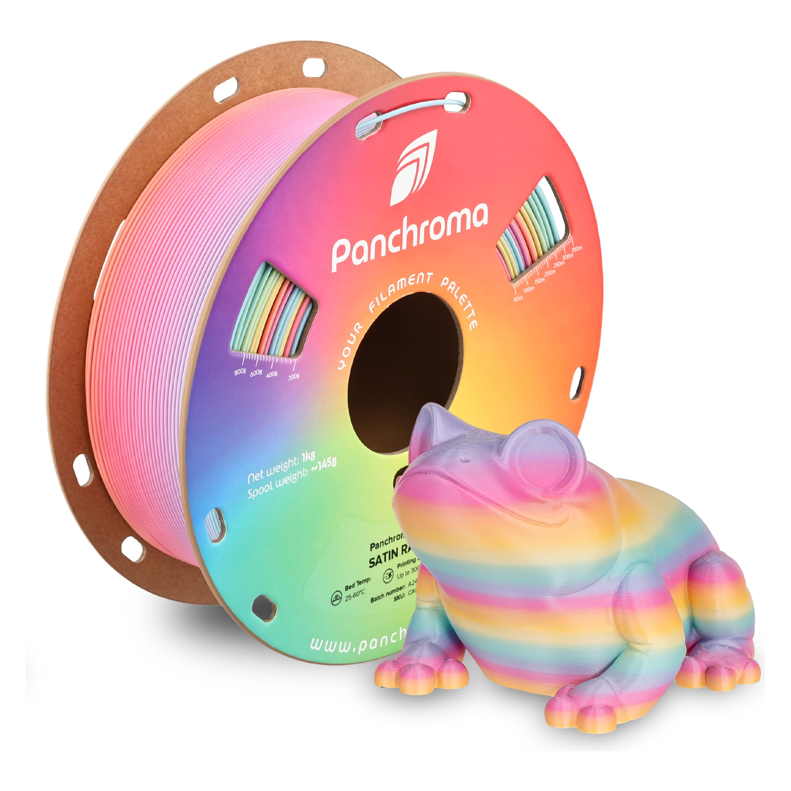 Polymaker Panchroma™ Pla Gradient Rainbows (Pla, 1.75 mm, 1000 g), 3D Print Filamenten, Veelkleurig