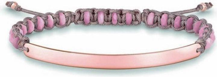 Immagine prodotto Thomas Sabo Bracciale rosa (21 cm, Argento, Materiale sintetico)