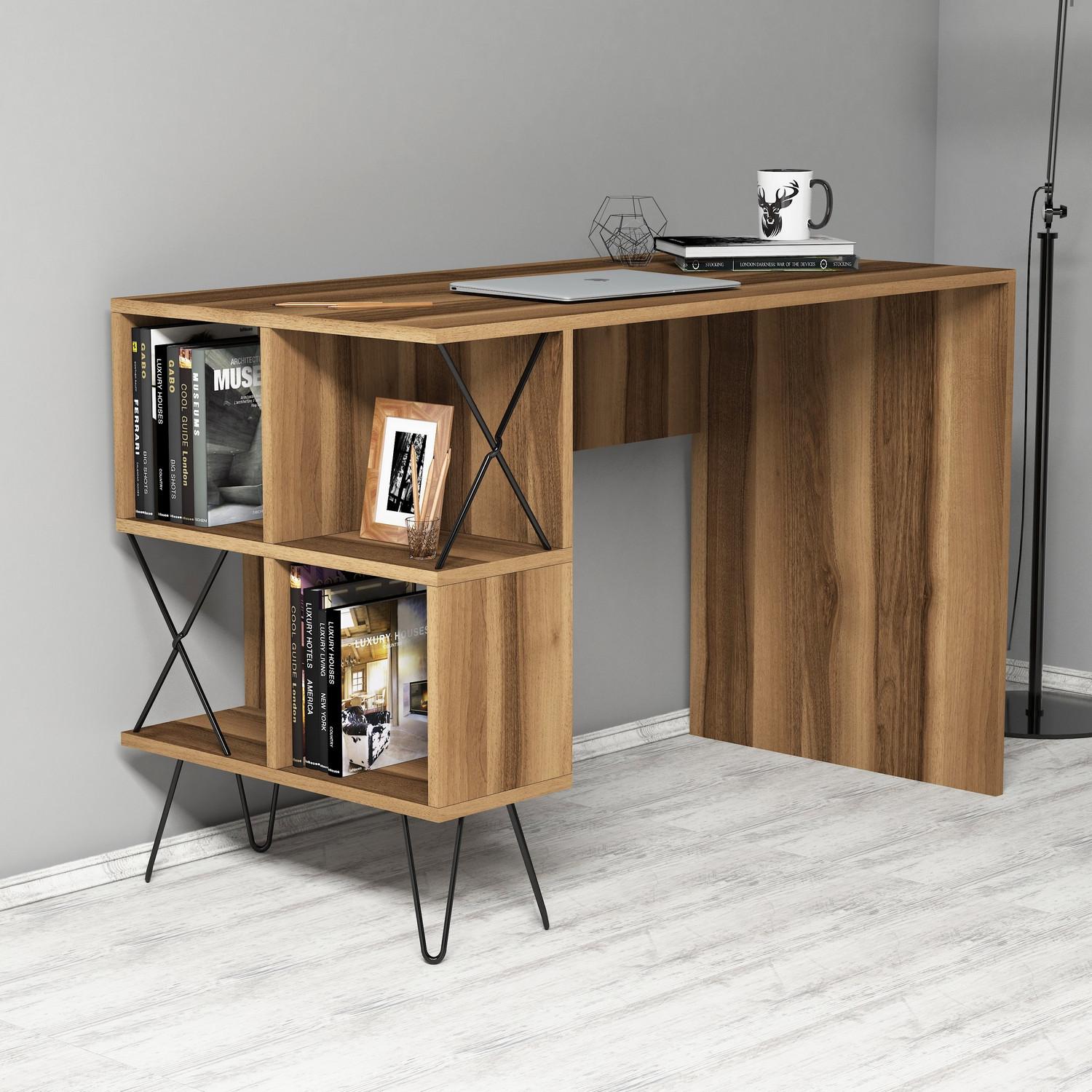 Thumbnail - Hanah Home, Schreibtisch, Katja (60 x 120 x 80 cm)
