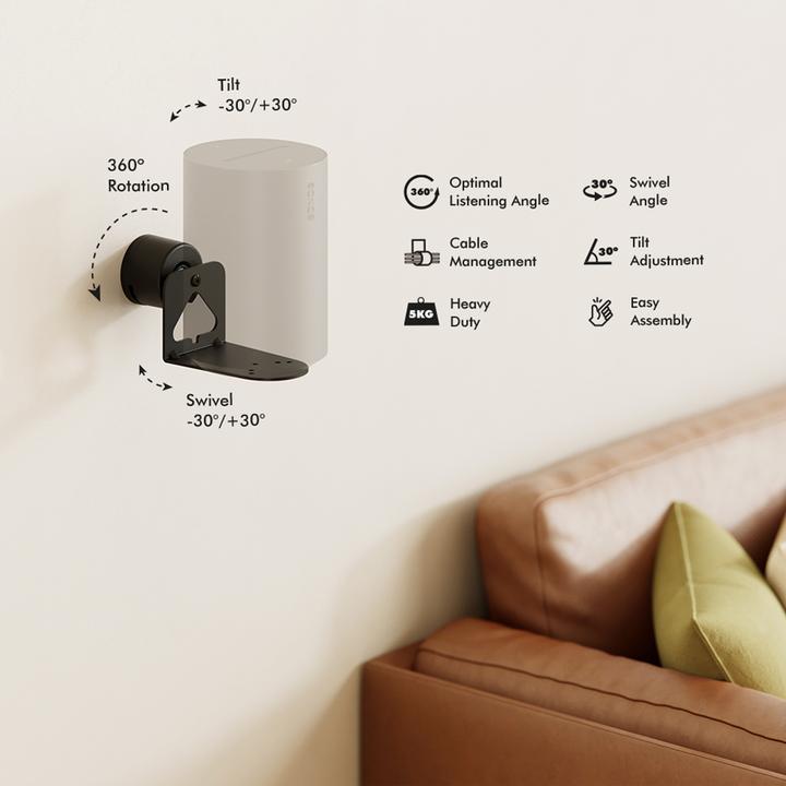 Actual product image LogiLink BP0207 (1 pcs., Wall installation, Rotatable)