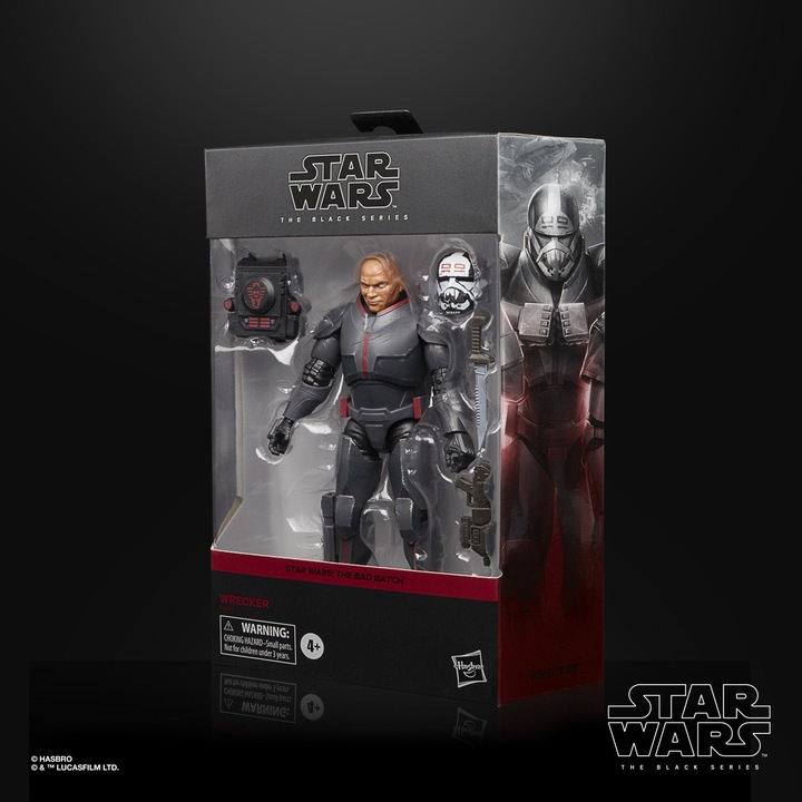 Produktbild Hasbro The Black Series Wrecker 15 cm grosse Star Wars: The Bad Batch Deluxe Figur zum Sammeln für