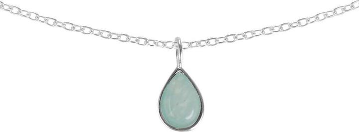 Immagine prodotto Bijouteria Pendente catena (Argento 925, Amazonite, 45 cm)