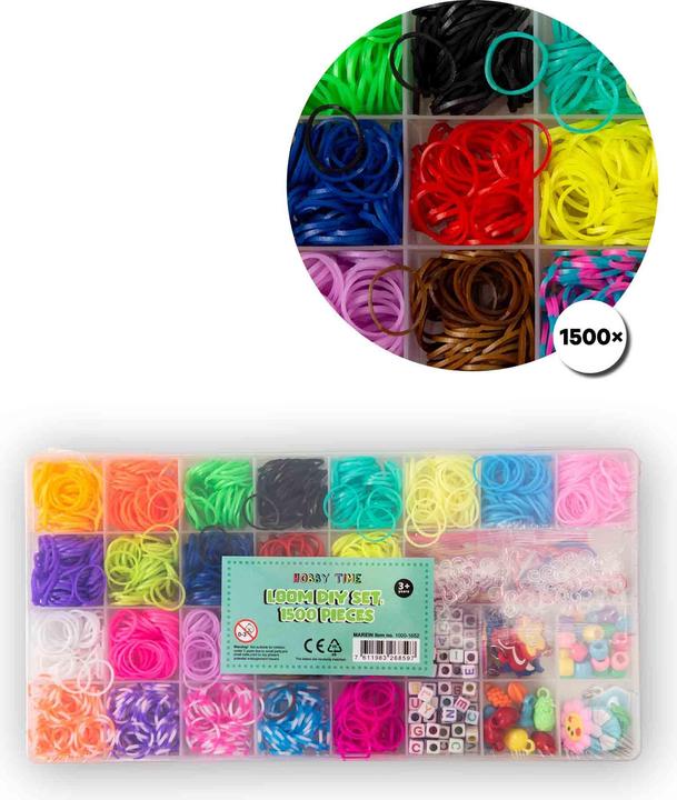 Produktbild I Am Creative Loom DIY Set, 1500 Stk.