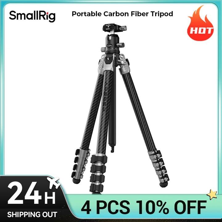 Productafbeelding SmallRig Draagbaar Foto Koolstofvezel Statief (Koolstof, Metaal, Plastic)