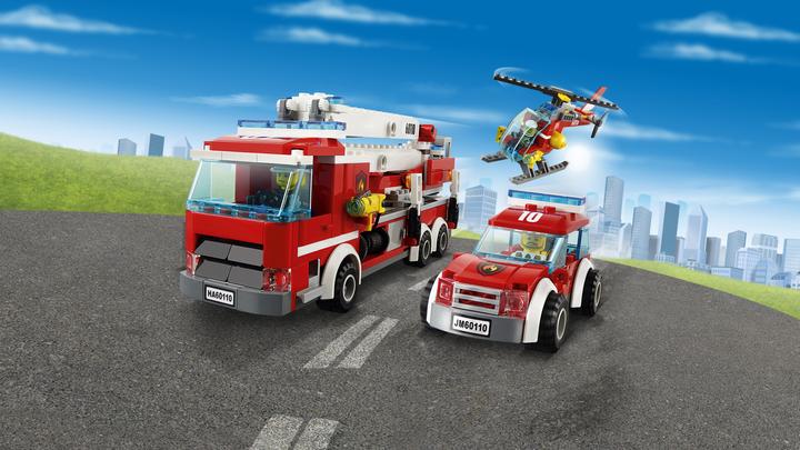 Image du produit LEGO City La caserne des pompiers (60110, LEGO City)